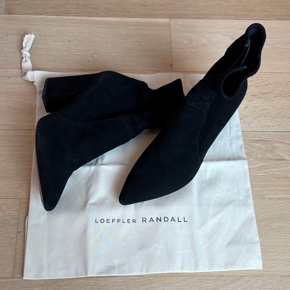 Loeffler Randall Elegant Black Ankle Booties